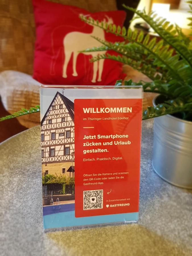 Thueringer Landhotel Edelhof Uhlstädt Exterior foto